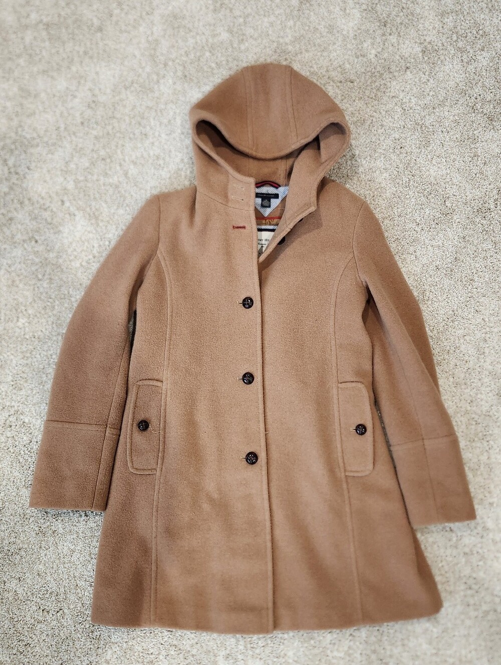 Hooded Tommy Hilfiger Pea Coat